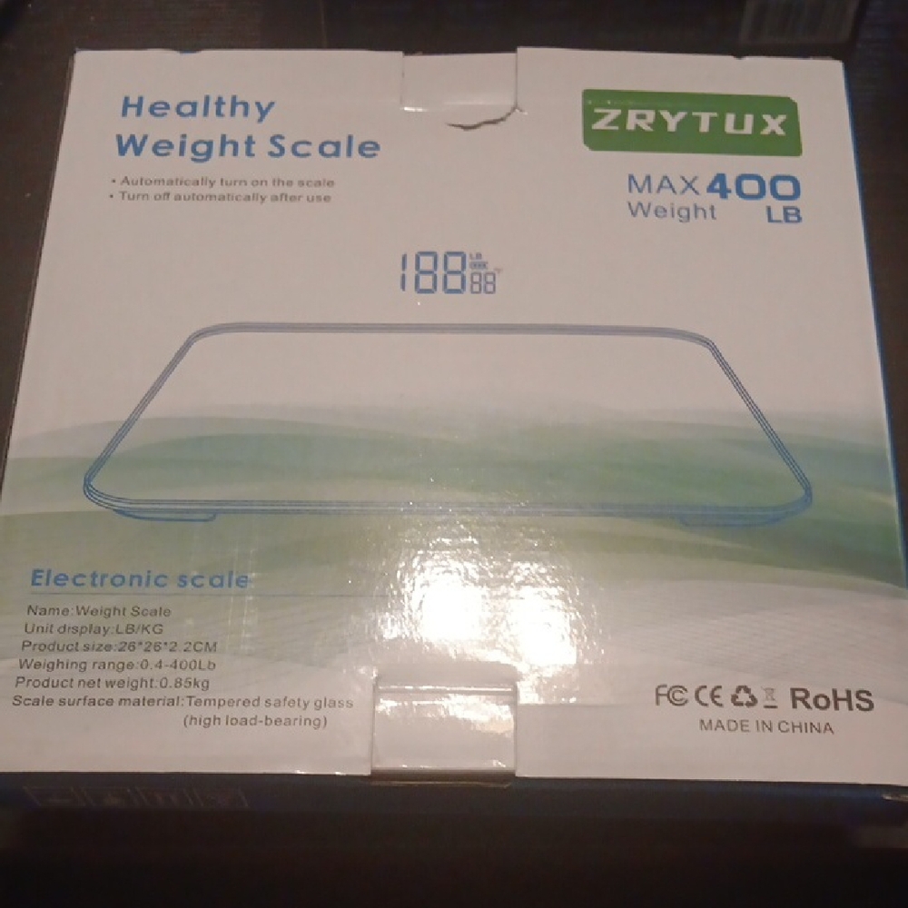 ZRYTUX Digital Weight Scale Brand New In Box - Picture 2 of 3